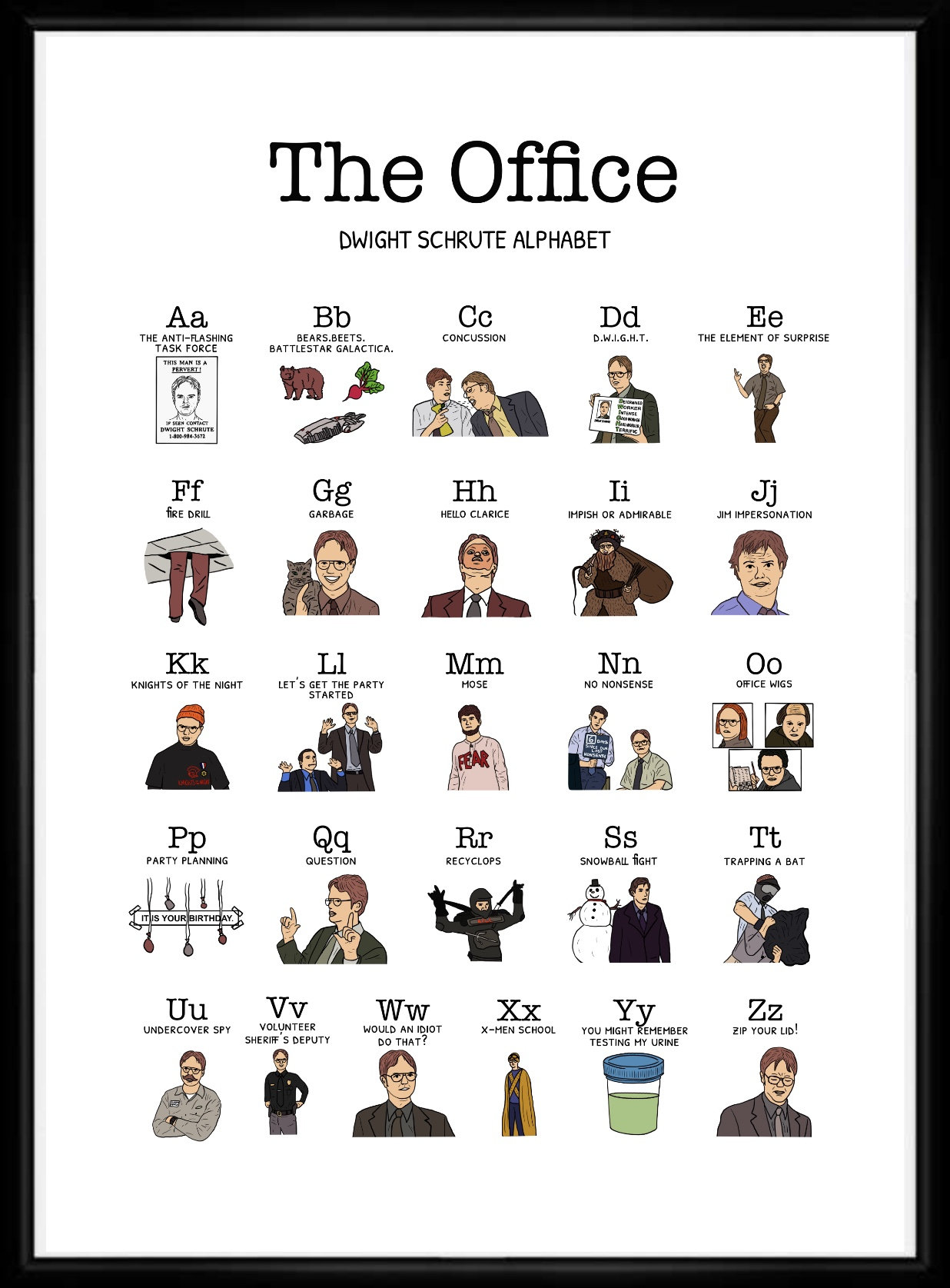 1236px x 1675px - Printable Wall Art the Office Dwight Schrute Digital Poster - Etsy