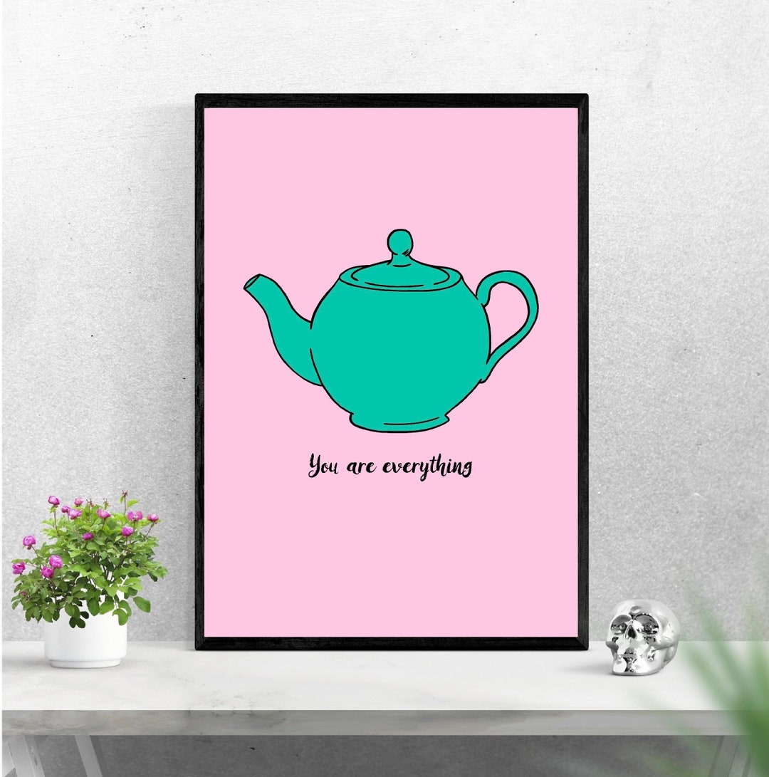 The Office Teapot Downloadable You Are Everything Jim Etsy