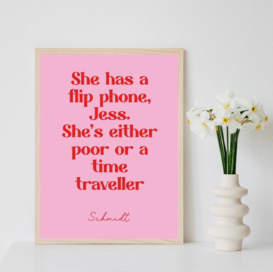 New Girl Poster Instant Download Jessica Day Schmidt Nick