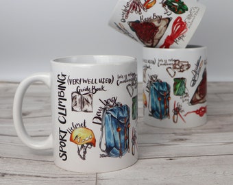 Climbing Mug - Gift for Rock Climbing - Sport Climbing - Climbing Mug - Rock Climber Gift - Rock climber homeware