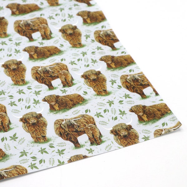 Highland Cow Geschenkpapier - Highland Kuh Geschenkpapier