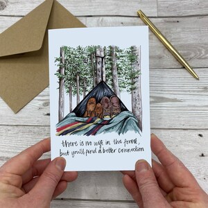 Adventure Card - Better connection in the forest card