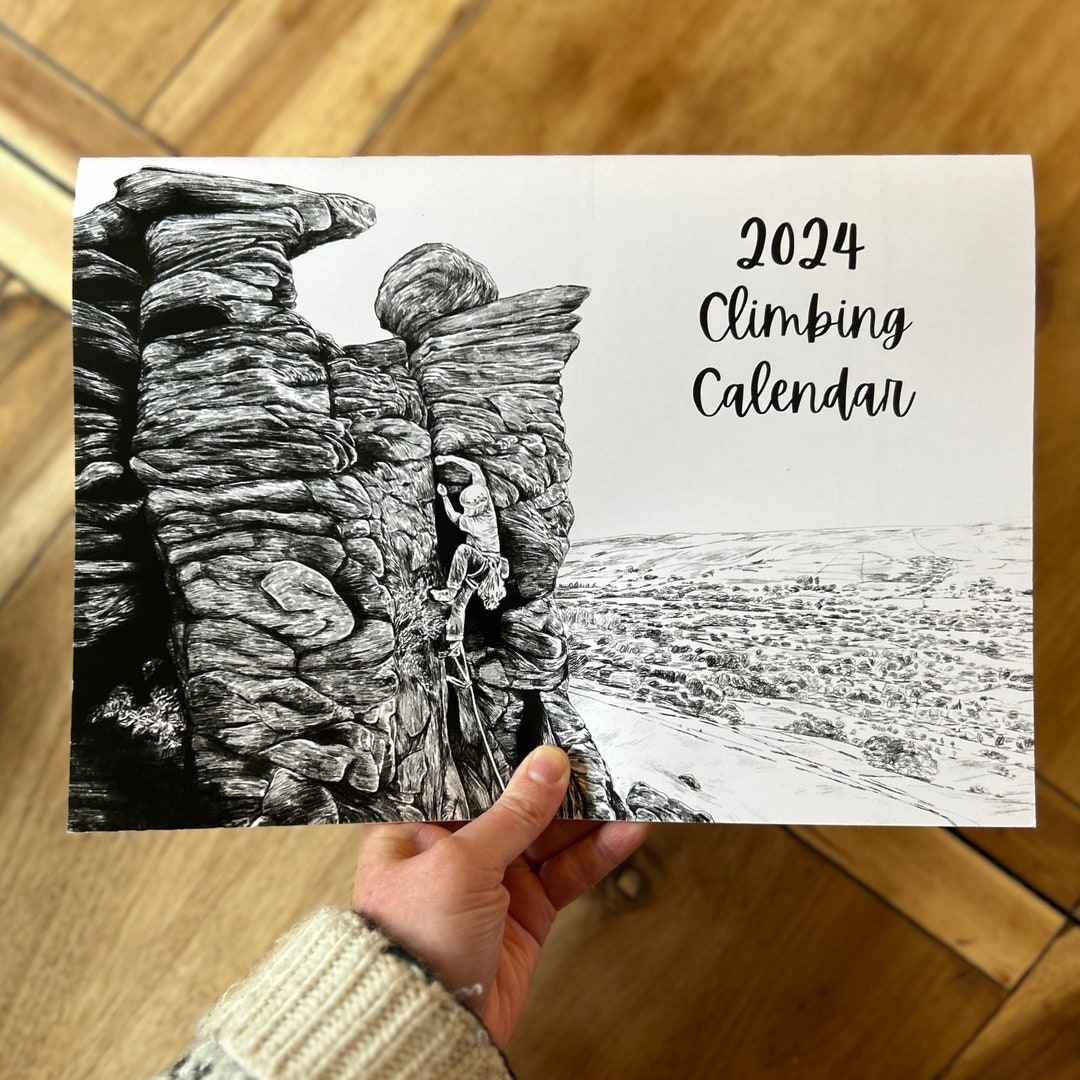 Second Sale Rock Climbing Calendar 2024 Rock Climbing Gift 2024