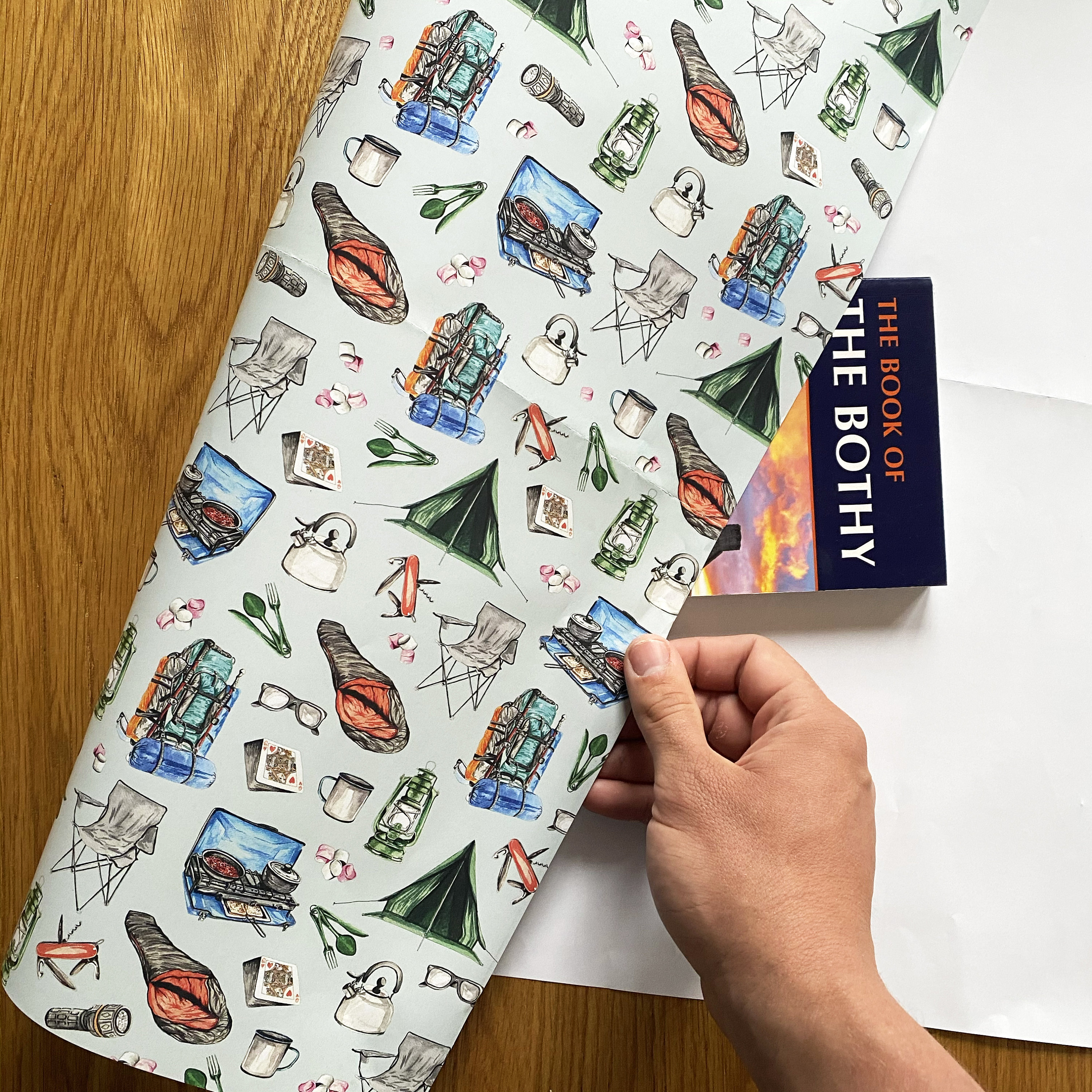 Camping Gift Wrap Camping Gift Gift for Camper Camping Etsy
