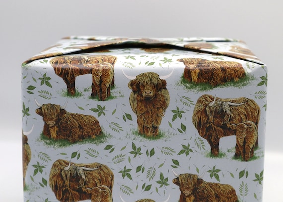 Cow Wrapping Paper Roll Or Folded By The Wrapping Paper Shop