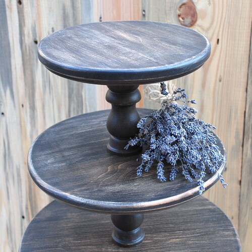 5-tier Cupcake Stand for wedding, Cupcake Tower, Brown shabby shops cake stand, Wooden stand, Wedding cake stand, wedding gift