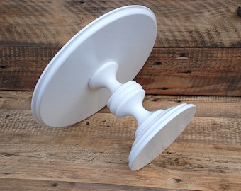 12" 14" 16" 18-inch White cake stand wooden stand Wedding cake stand Wood cake stand Wedding Cake Topper Cake stands Ball