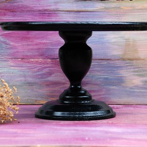 10" 12" 14" 16" Wedding Cake Stand Wooden Cake Stand Topper Cake stands Black Cake Stand custom cake stand