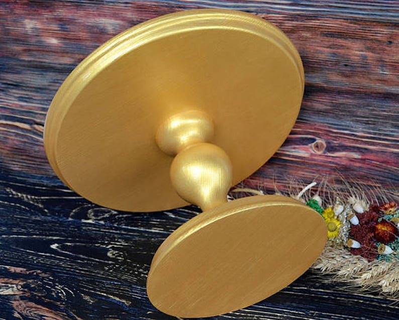 12 inch cake stand gold wedding