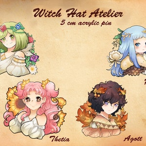 Witch Hat Atelier Acrylic Pin