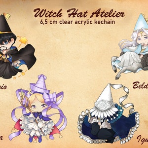 Atelier av häxhatt nyckelring vol 2