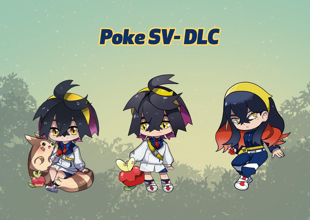 Poke SV -DLC Keychain - Etsy