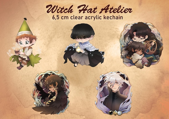 Atelier of Witch Hat Acrylic Keychain - Etsy Israel