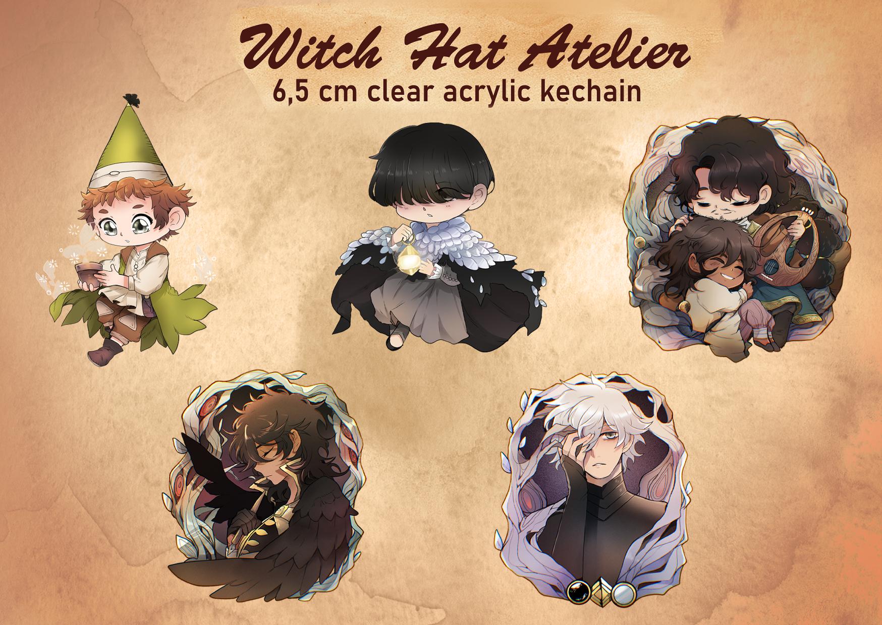 Atelier of Witch Hat Acrylic Keychain - Etsy Israel
