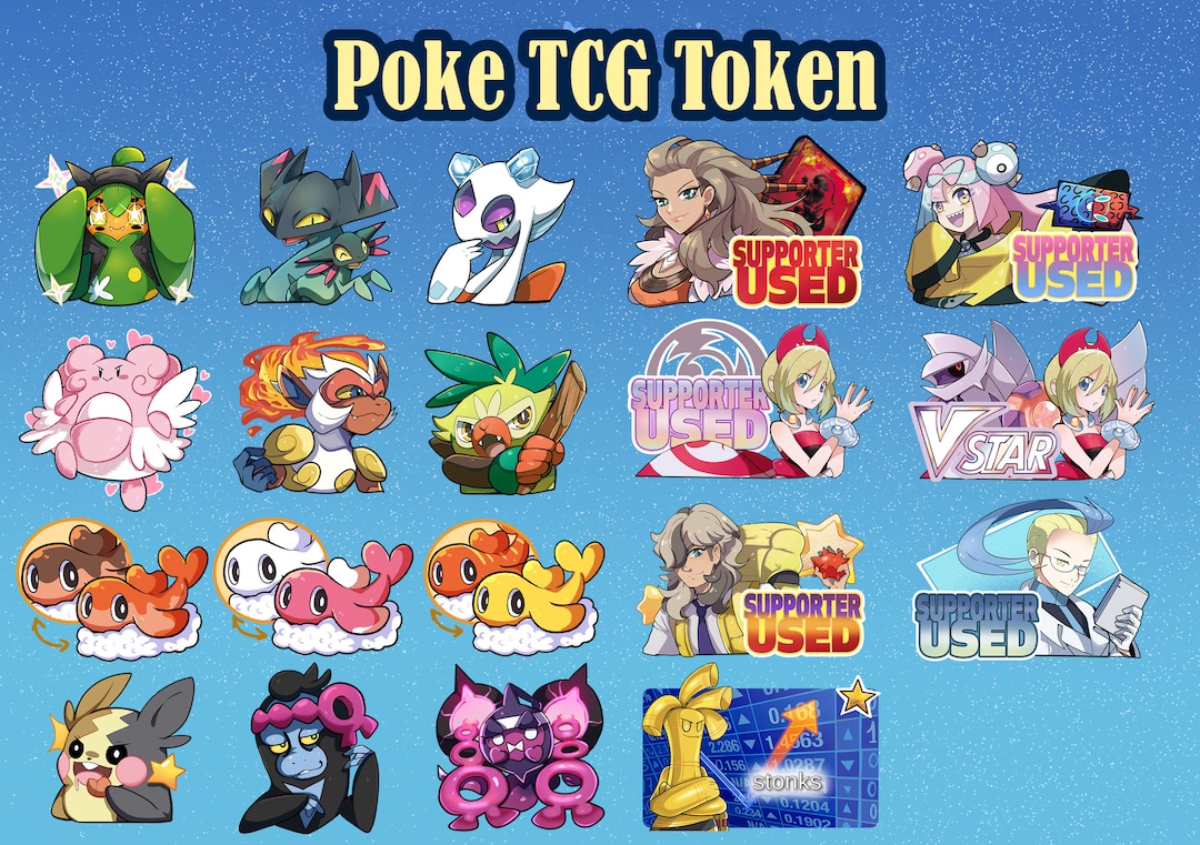 Poke Token TCG Set 3 [preorder] - Etsy