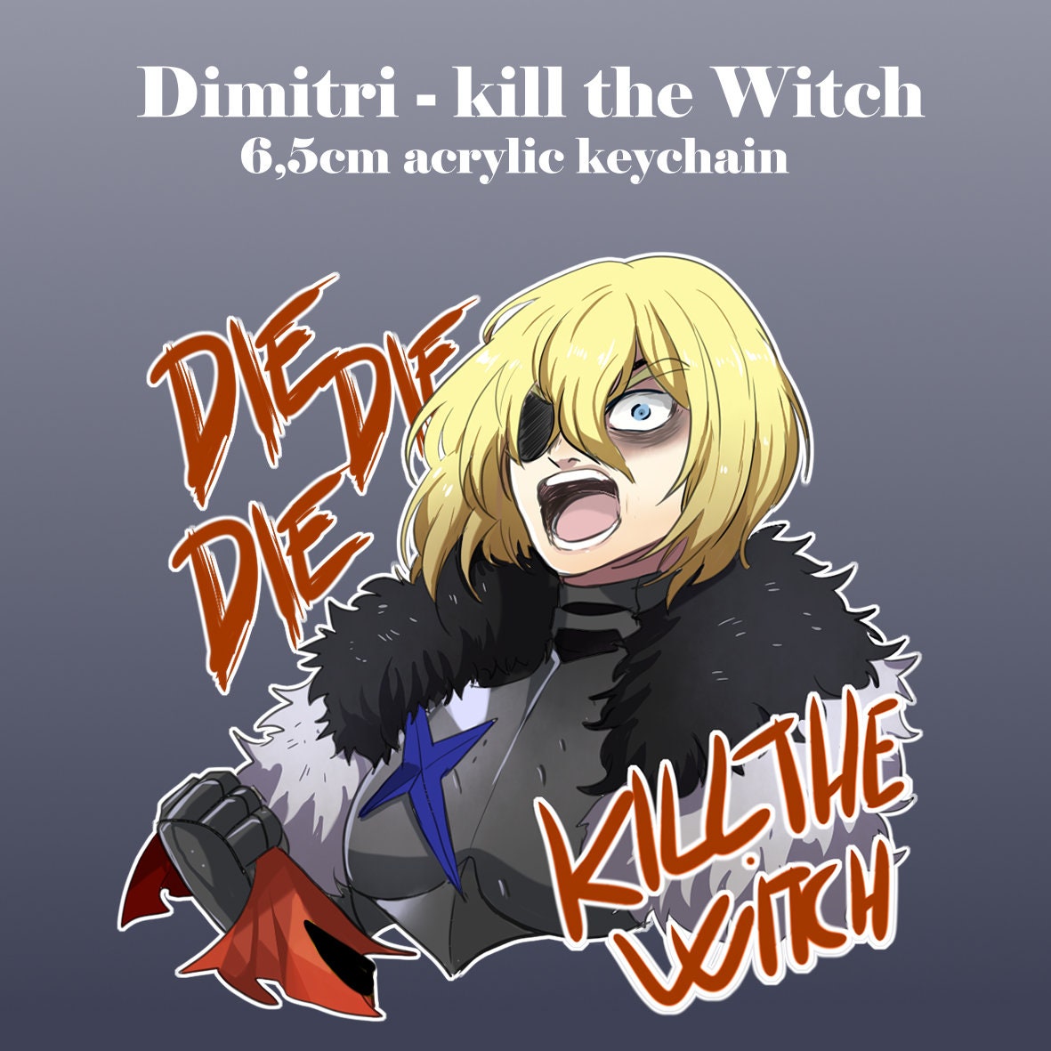 FE3H Dimitrikill the Witch Acrylic Keychain Etsy