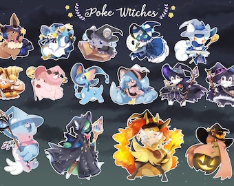 Poke Witch - Nyckelring i akryl