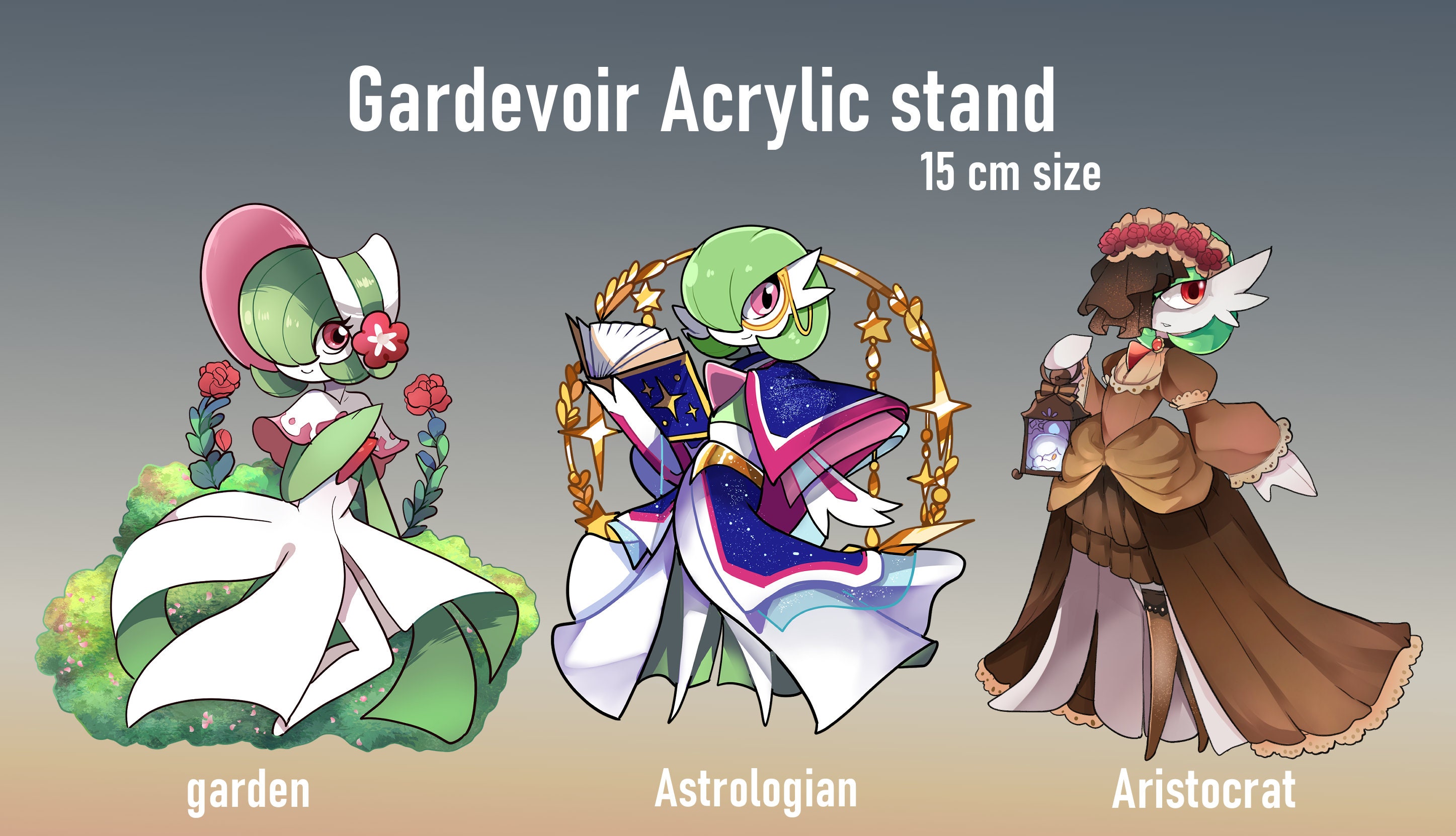 Gardevoir Pokemon Unite Collectibles pokeball Pokedex 04mm Layer Height  Painted and Unpainted Versions Available 