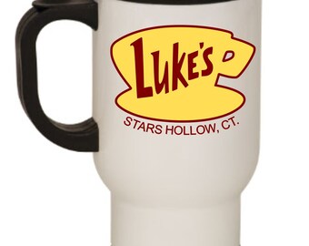 Luke's Diner - Gilmore Girls - Luke's Diner Mug - Lukes's Diner Coffee Mug - Luke's Coffee Mug - Luke's Funny Coffee Mug - 14 oz Travel Mug