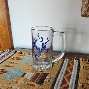 Very Cool & Vintage CAPE COD Glass Beer Mug/Cup