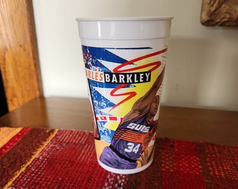 Very Cool & Vintage 1993 CHARLES BARKLEY Plastic Cup from McDonald's