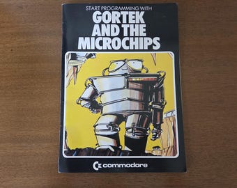 Super Cool & Vintage Start Programming with GORTEK and THE MICROCHIPS Commodore Teaching/Learning Paperback Booklet