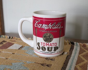Classic & Vintage CAMPBELL'S TOMATO SOUP Ceramic Coffee/Tea/Cocoa Mug/Cup / Made in U.S.A.