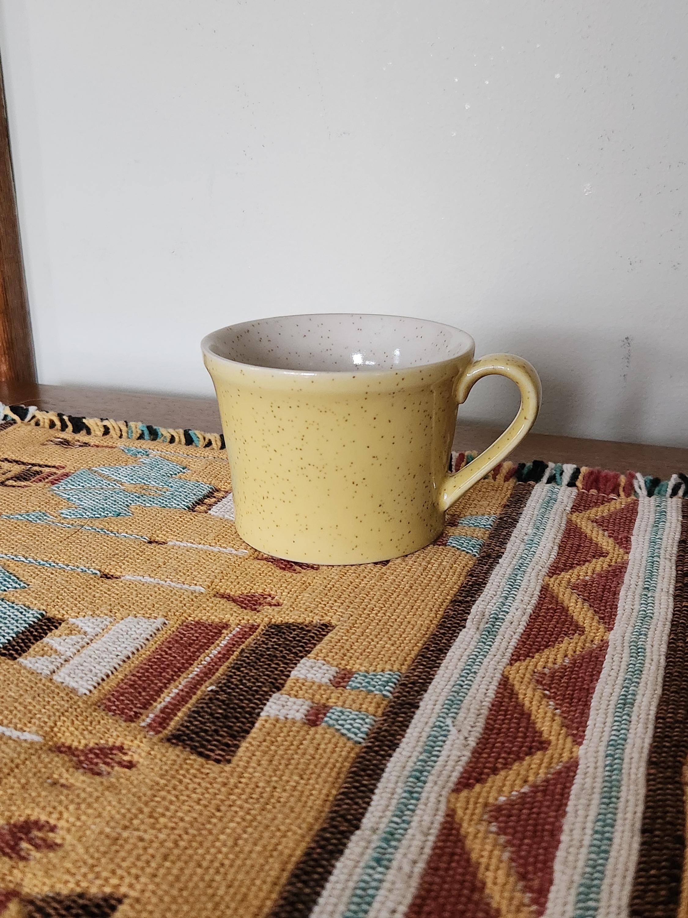 Very Retro & Vintage Imperial by W. Dalton 'Lemon N' Lime' Speckled Stoneware Coffee/Tea/Cocoa ug/Cup, Made in Japan
