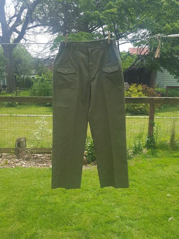boy scout green cargo pants
