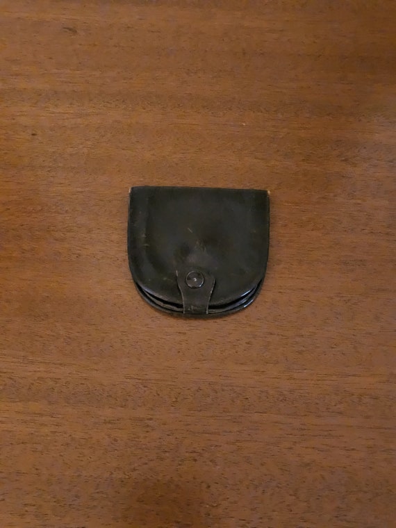 Super Cool & Antique THE SENSIBLE PURSE Leather Coin Purse/Pouch