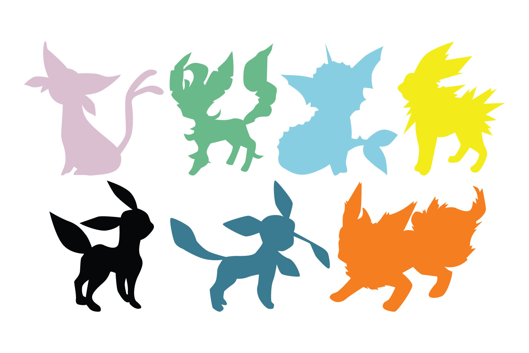 Free Free Eevee Evolution Svg 45 SVG PNG EPS DXF File