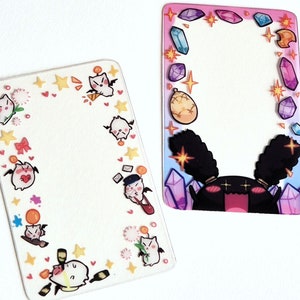 by Meepancake FF14 FFXIV Moogle & Spriggan Transparent Photocards Topper
