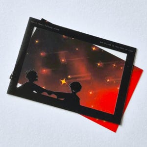 ALNST Alien Stage IVTI Tira de película Transparente Estrellas fugaces Tarjeta fotográfica IVTL