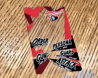 Persona 5 P5 Auflauern!!! Transparente Sichtschutzkarte