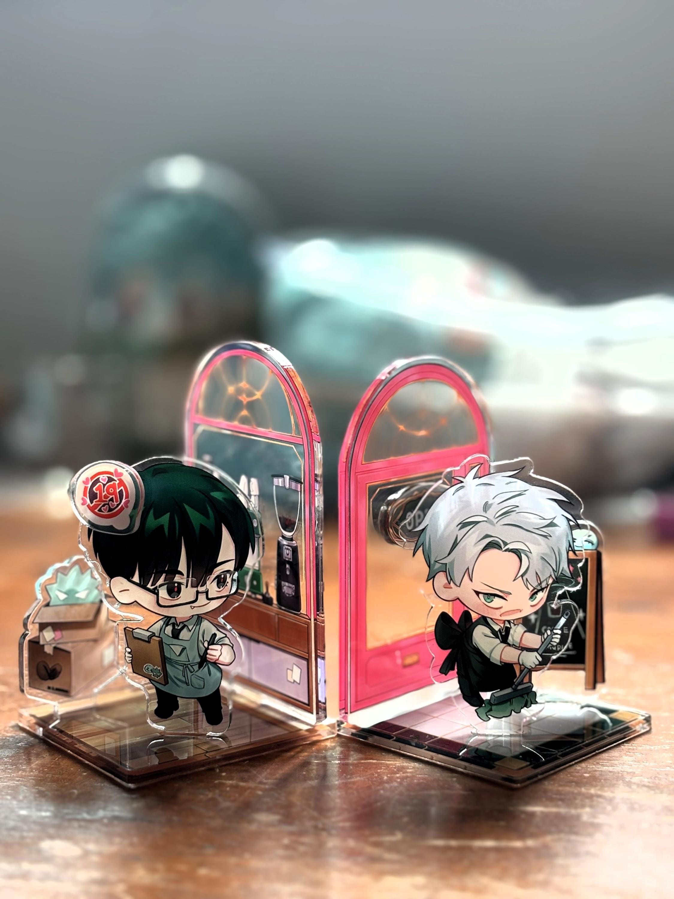 By Fishishtier ALNST Sweet Dreams Cafe Ivan Till A6 Standee Board