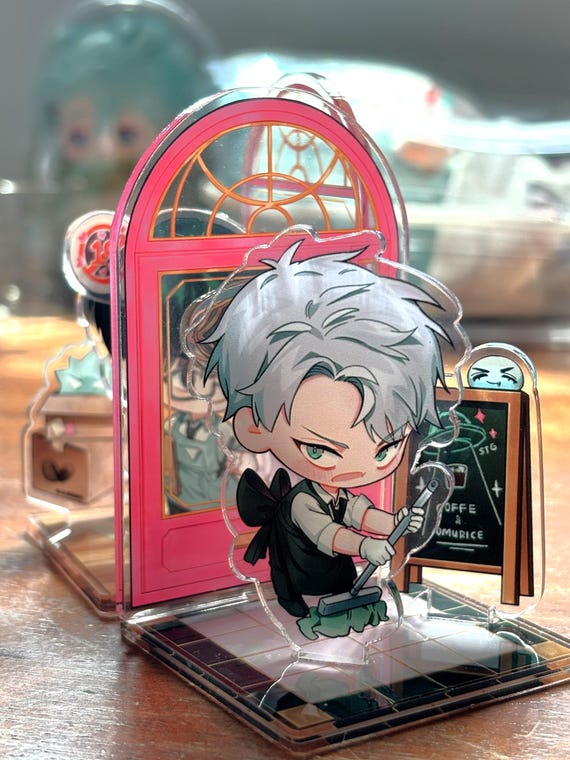 By Fishishtier ALNST Sweet Dreams Cafe Ivan Till A6 Standee Board