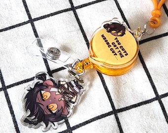 Arknights Thorns Retractable Clipreel Charm Keyholder