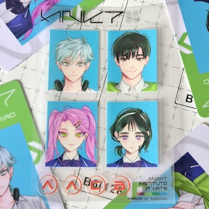 Tarjetas de identificación de estudiantes de la Academia ANAKT de Alien Stage de ALNST