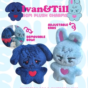 PREORDER ALNST IvanTill Ibanny Till bun Plush Keychain Charm Set
