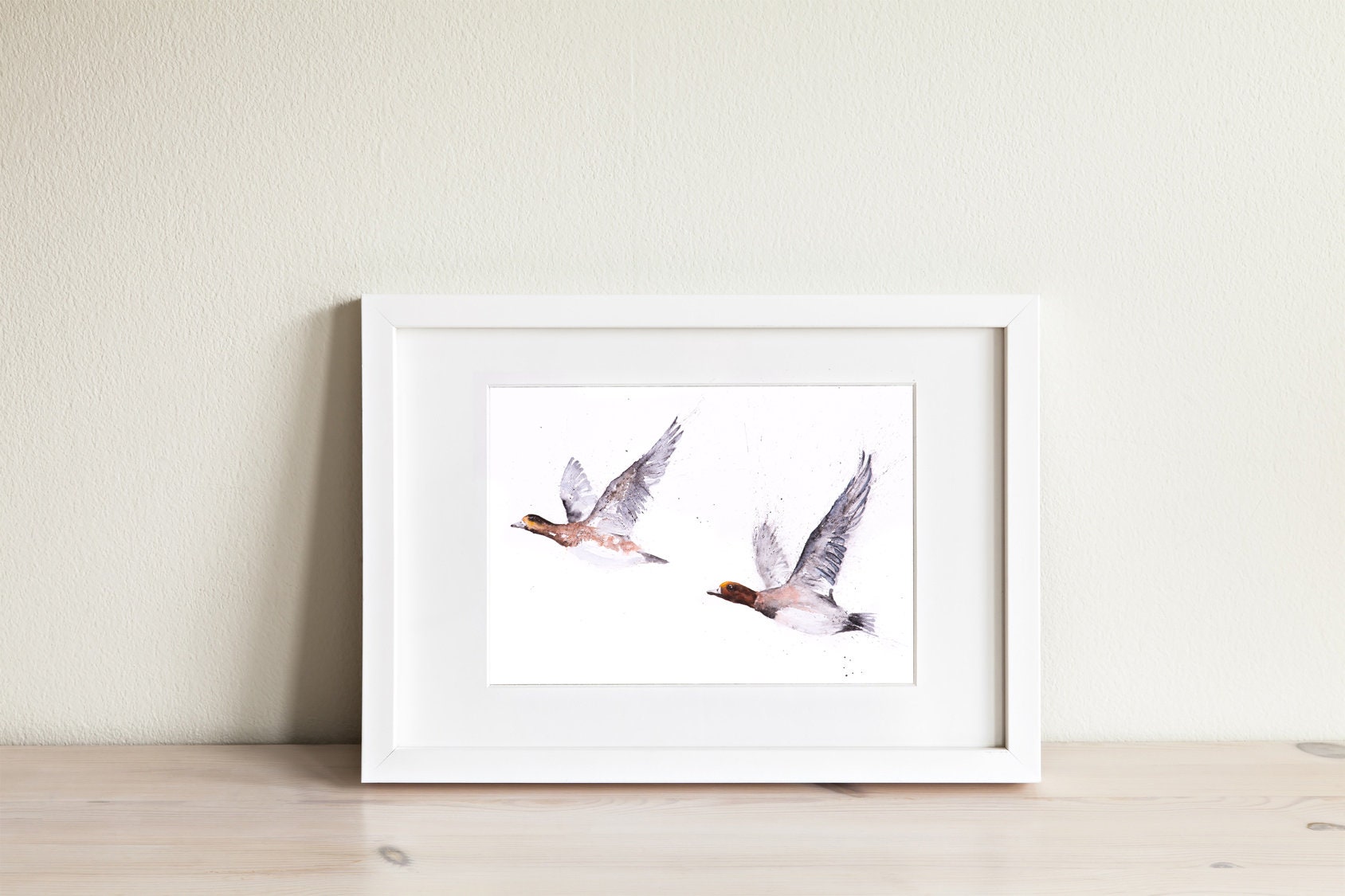 Widgeon Painting - Signed Limited Edition Print Wall Art Watercolour ...