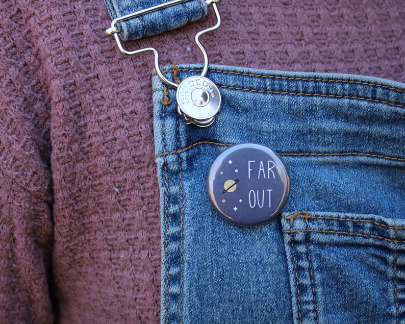 Space Button Pins Set Button Pins Pack Overall Pins Pins for Bags