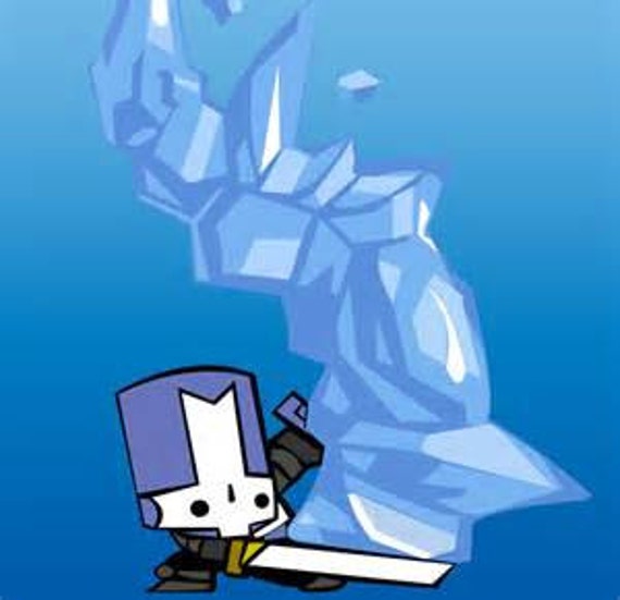 blue knight castle crashers ornament etsy blue knight castle crashers ornament
