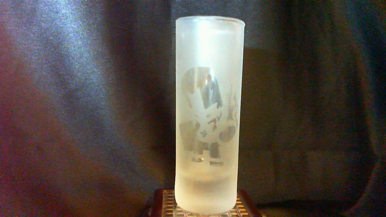 Orange Knight Castle Crashers shot glass