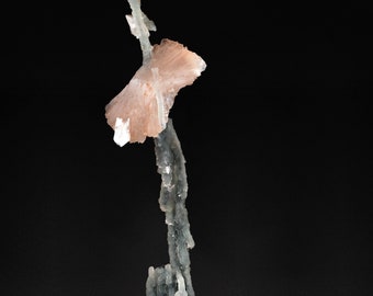 Heulandite on Chalcedony with Stilbite - #20T07