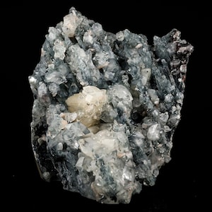 Calcite with Apophyllite Self Standing Natural Mineral Specimen # B 6422