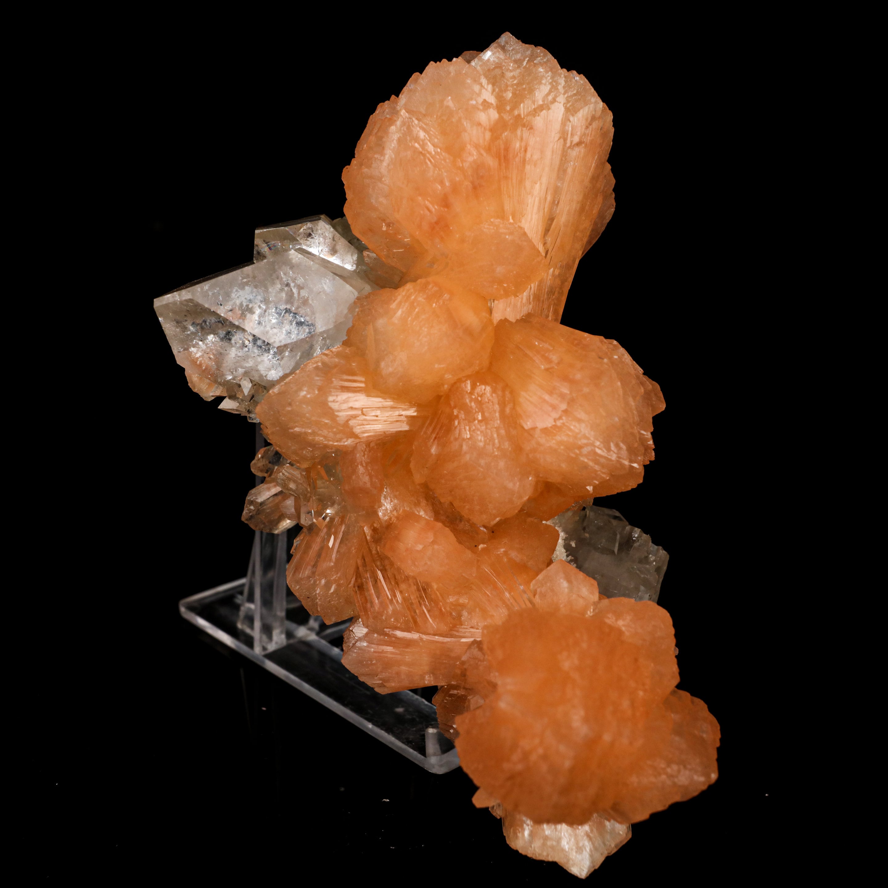 アポフィライトとスティルバイトの天然鉱物標本 # B 6457 - Etsy 日本