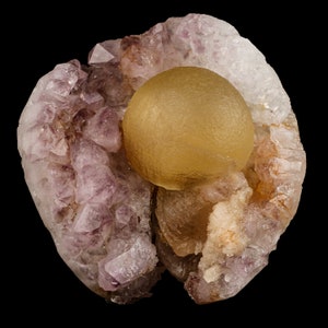 Huge Botryoidal Fluorite on Amethyst Very Rare Natural Mineral Specimen # B 6653