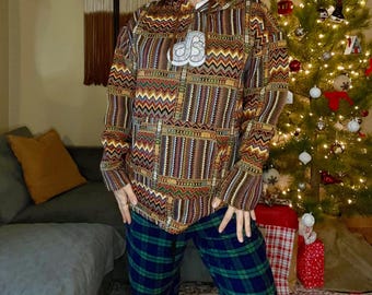 Daily Bread Patchwork Pullover Hoodie