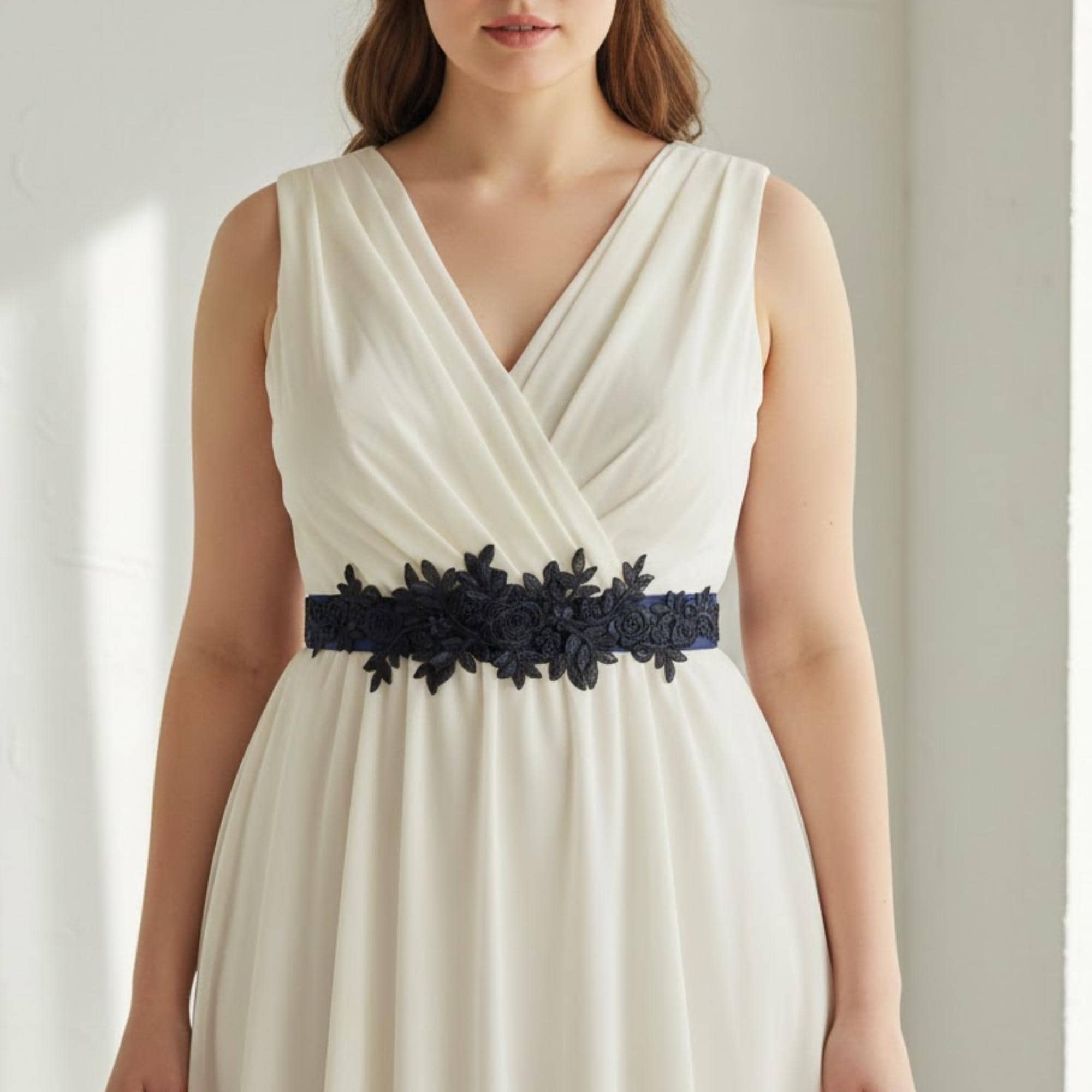 sachin and babi light blue dress Retro & Vintage White Dresses main image 1