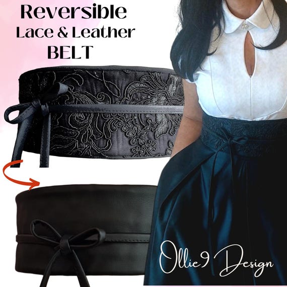 lace tied belt